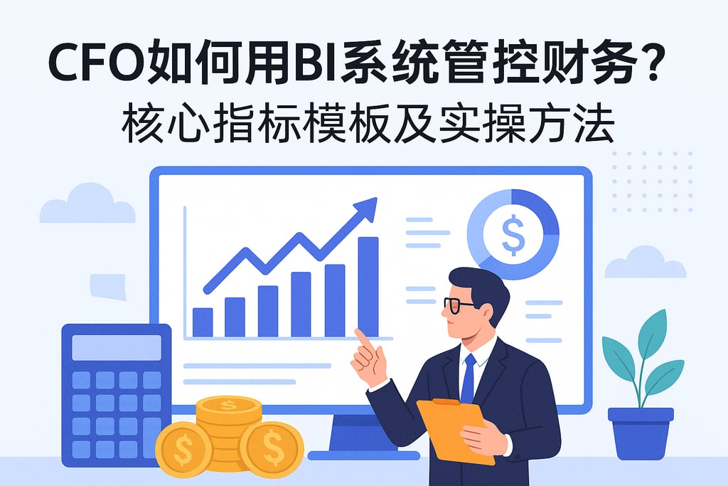 CFO如何用BI系统管控财务？核心指标模板及实操方法"
